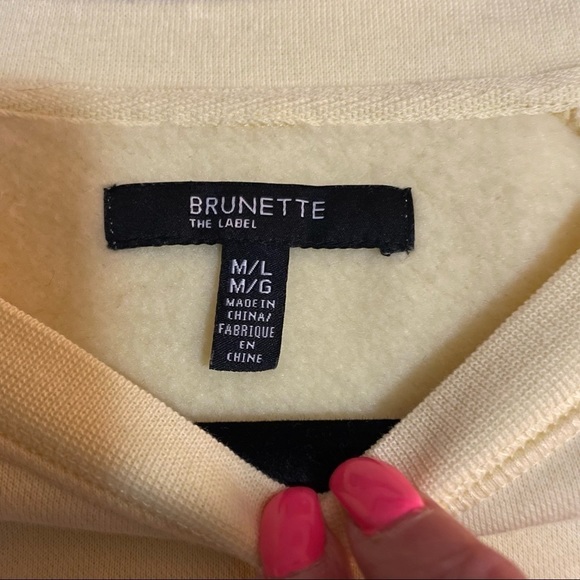 BRUNETTE The Label Crewneck Sweatshirt, “Redhead” Size M/L - Picture 6 of 6